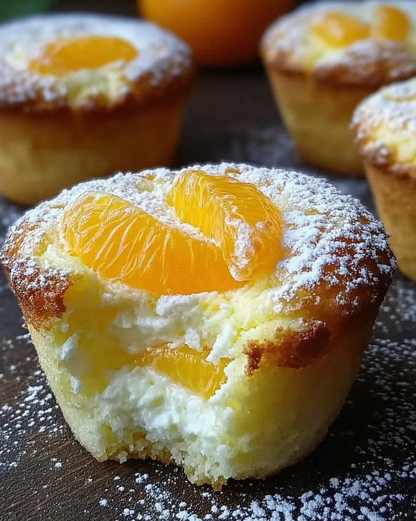 5 Käsekuchen Muffins mit Mandarinen – Schritt 1