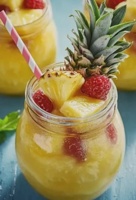 Ananas Erdbeer Bowle