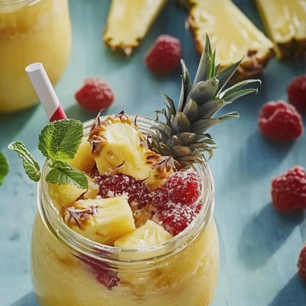 Ananas Erdbeer Bowle – Schritt 2