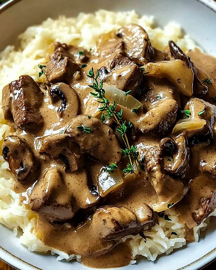 Ballerina Farm’s Rindfleisch Stroganoff – Halal Recipe – Schritt 2