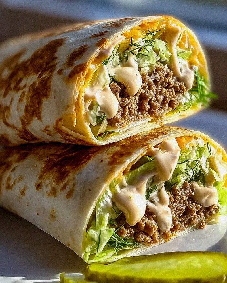 Big Mac Wraps Rezept: Einfach & lecker! – Schritt 2