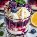 Blaubeer Tiramisu im Glas ohne Ei & Alkohol