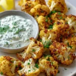 Blumenkohl Airfryer mit leckerem Kräuterquark Rezept