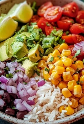 Bunte Burrito-Bowl