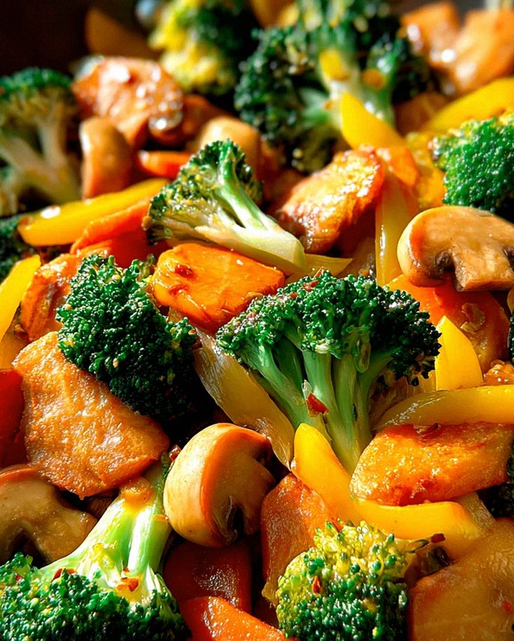 Champignon-Brokkoli-Karotten-Pfanne – Schritt 2