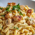 Cremige Hähnchen Feta Pasta: Unglaublich & einfach lecker!