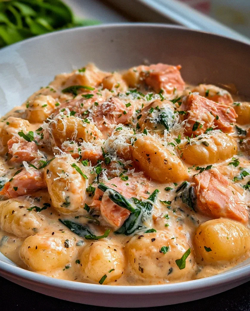 Cremige Lachs Gnocchi – Schnelles & köstliches Rezept! – Schritt 1