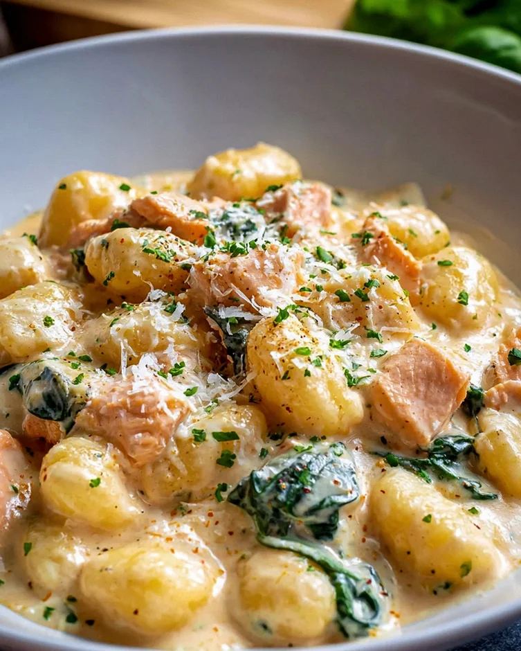 Cremige Lachs Gnocchi – Schnelles & köstliches Rezept! – Schritt 2