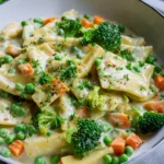 Cremige Maultaschen mit Käse-Sahne-Soße – Einfaches Rezept