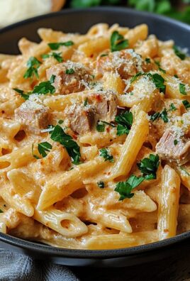 Cremige One Pot Pasta mit Thunfisch