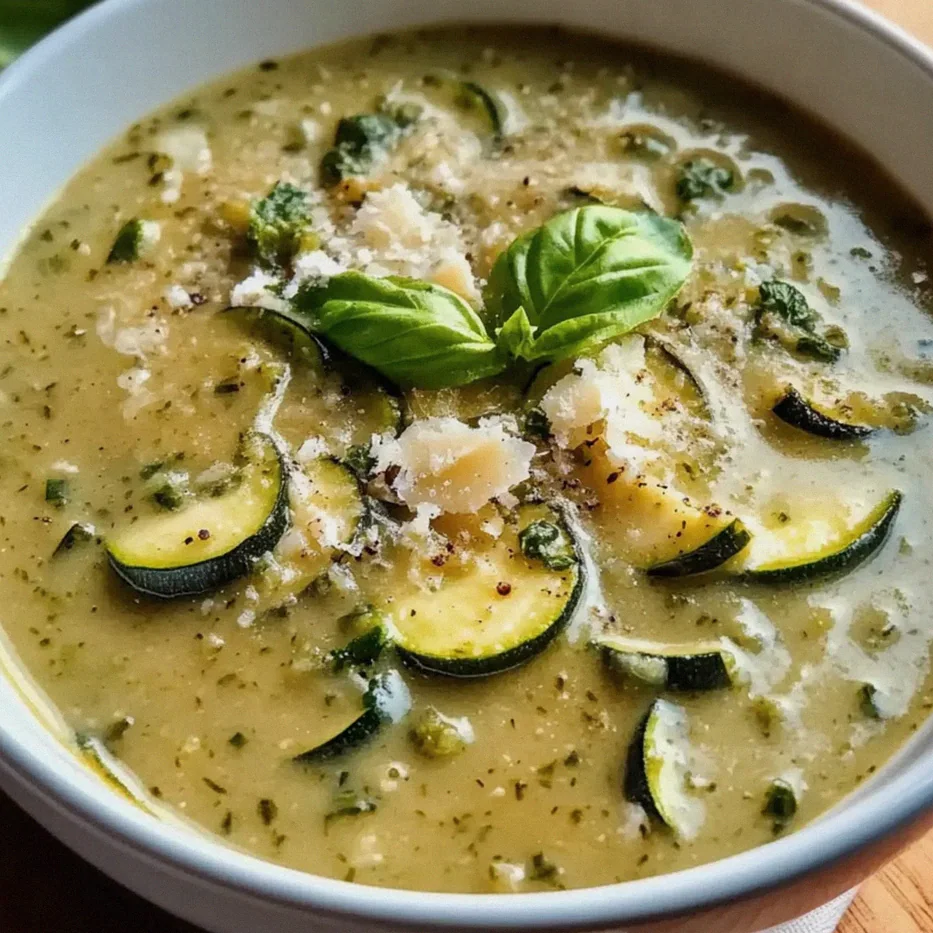 Cremige Zucchinisuppe für strahlende Sommertage