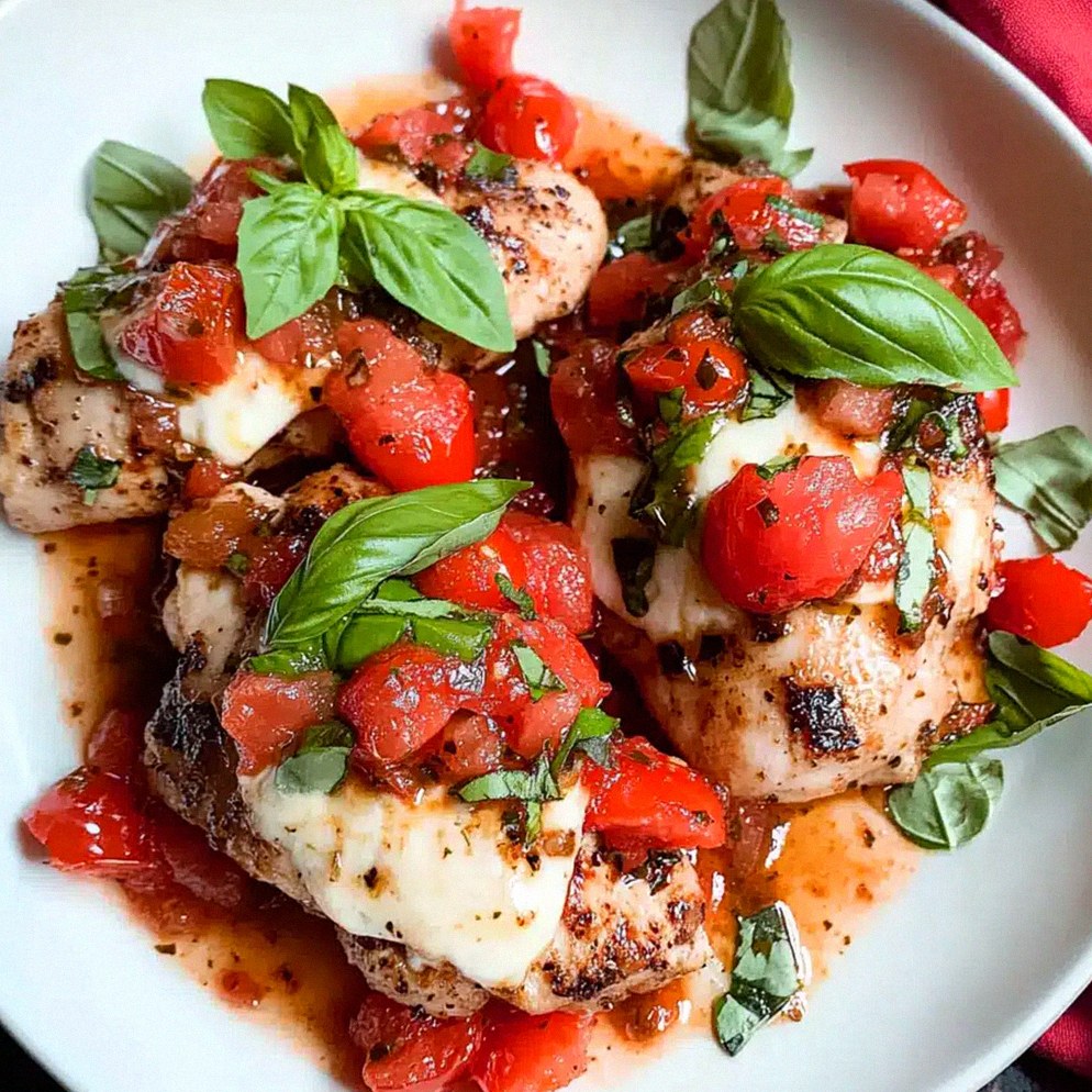 Crockpot Bruschetta Hühnchen für stressfreie Abende