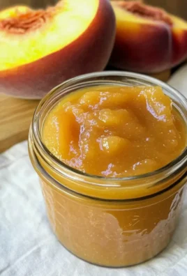 Crockpot Pfirsichbutter für den perfekten Sommergenuss