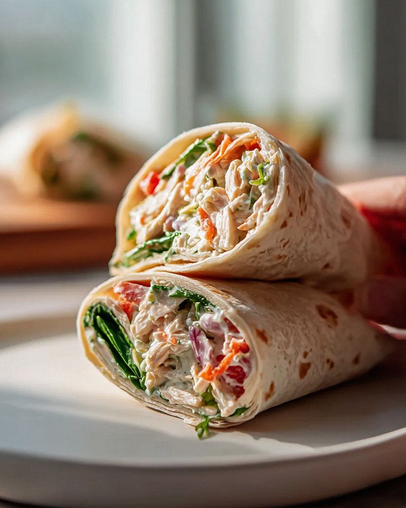 Der beste selbstgemachte Chicken Salad Wrap – Einfach & Köstlich! – Schritt 2