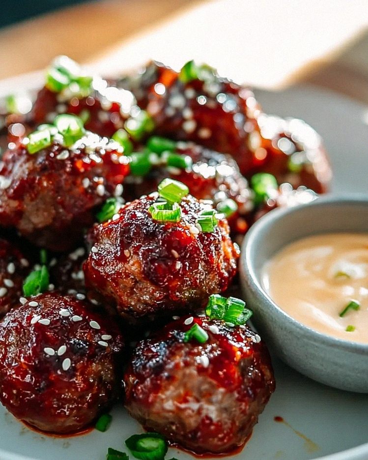 Die besten koreanischen BBQ-Fleischbällchen mit scharfem Mayo-Dip – Schritt 2