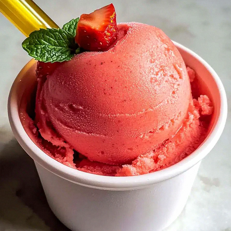 Erdbeer-Zitronen-Sorbet für heiße Sommertage – Schritt 1