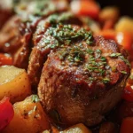 Filettopf aus dem Backofen