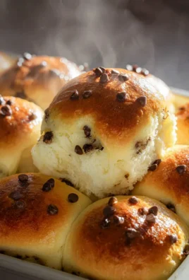 Fluffige und weiche Schokobrötchen aus Hefeteig