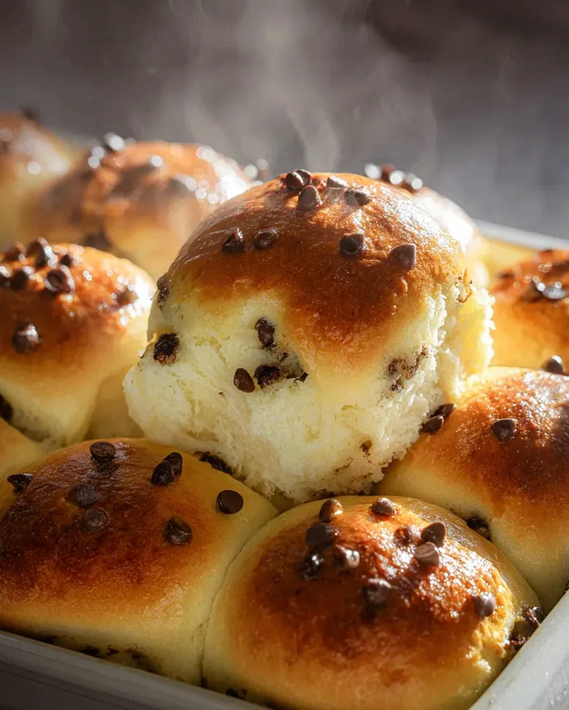 Fluffige und weiche Schokobrötchen aus Hefeteig