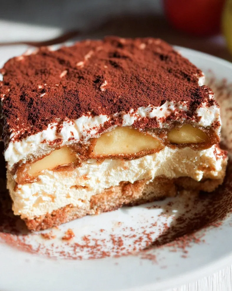 Fruchtiger Apfel Tiramisu ohne Ei - gelingsicheres und einfaches Rezept – Schritt 2