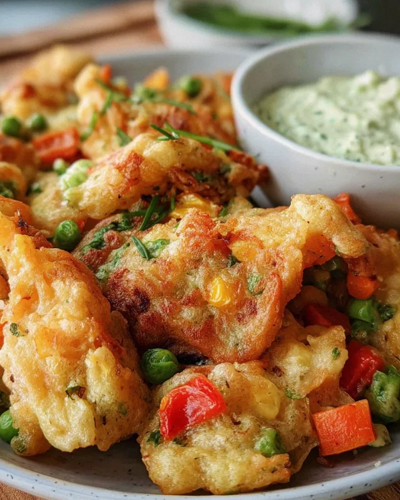 Gemüseschmarrn mit Kräuterdip – Schritt 2