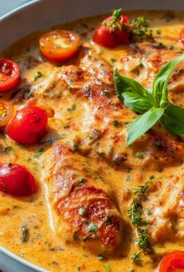 Hähnchenfilet in Frischkäse-Parmesan-Sauce – Einfach lecker!
