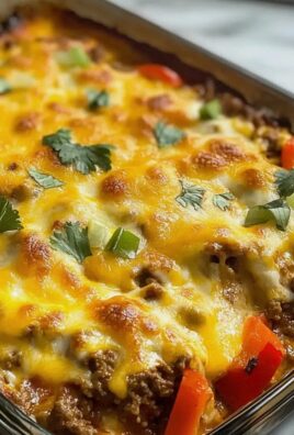 Hamburger Fajita Auflauf: Einfach und Lecker