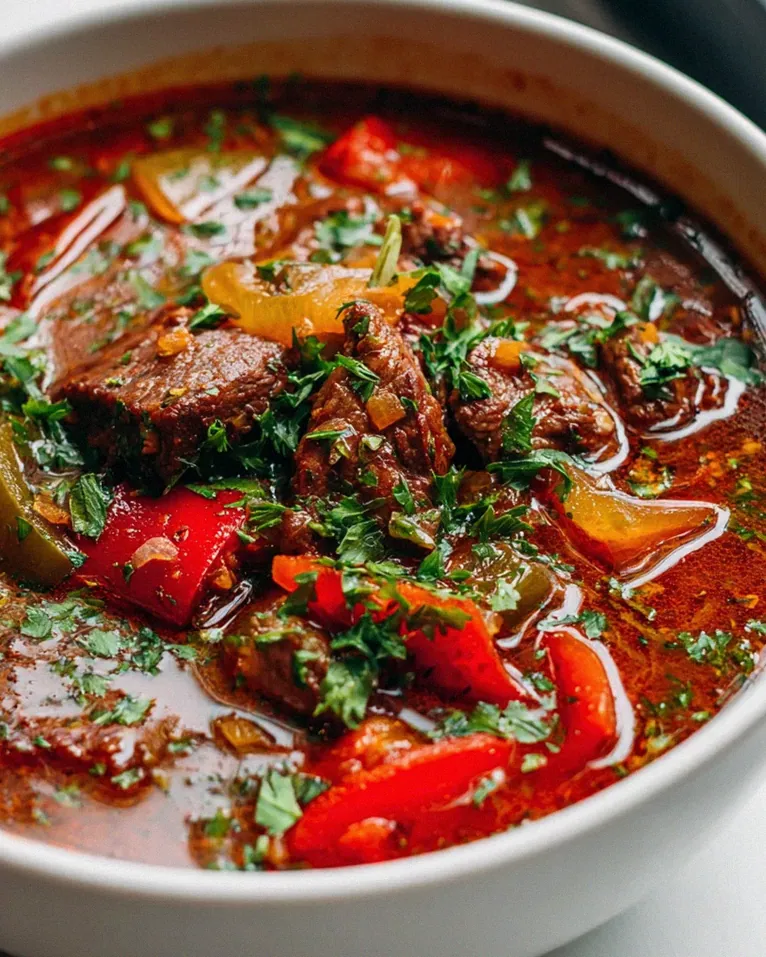 Herzhafte Low Carb Gulaschsuppe ohne Kartoffeln – Perfekt! – Schritt 2