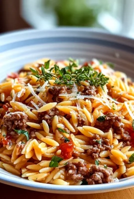 Irresistible Ground Beef Orzo Recipe For Cozy Nights