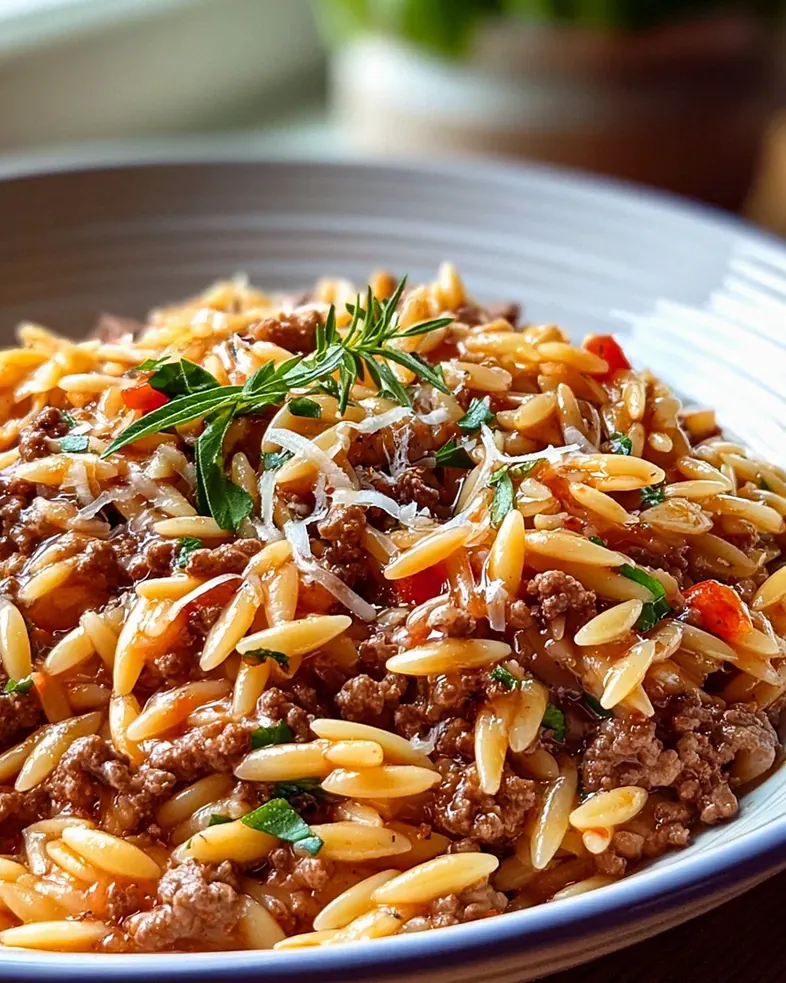Irresistible Ground Beef Orzo Recipe For Cozy Nights – Schritt 2