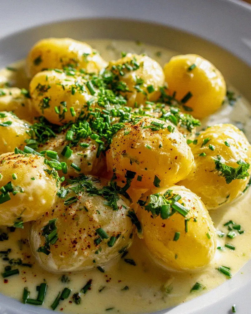 Kartoffeln in cremiger Knoblauchsauce – Dein Lieblingsrezept!