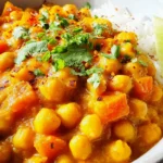 Kichererbsen-Curry mit Kokosmilch