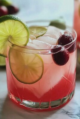 Kirsche Limettenlimonade für den Sommer selber machen