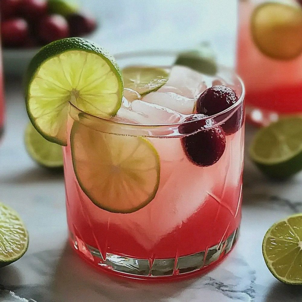 Kirsche Limettenlimonade für den Sommer selber machen