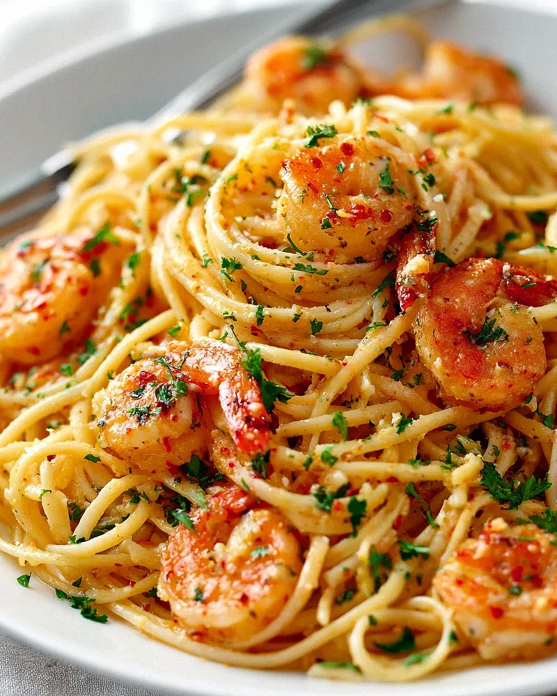 Knoblauch Garnelen Pasta: Ein schnelles, leckeres Rezept!