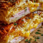 Knusprige Blätterteig-Putenschinken-Käse