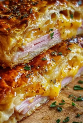 Knusprige Blätterteig-Putenschinken-Käse
