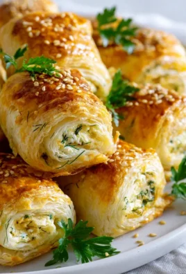 Knusprige Feta-Röllchen