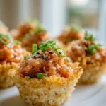Knusprige Sushi-Tassen mit Thunfisch