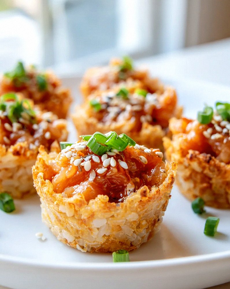 Knusprige Sushi-Tassen mit Thunfisch – Schritt 2