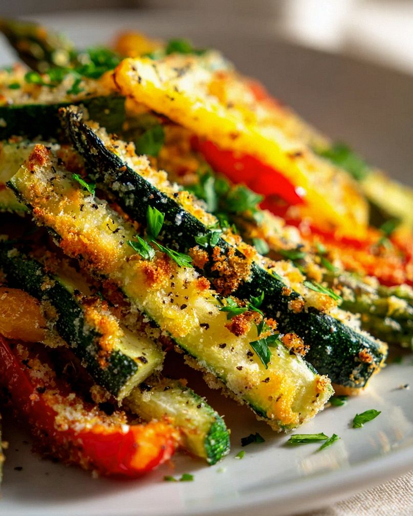 Knuspriges Parmesan-Gemüse: Einfach & unwiderstehlich lecker! – Schritt 1