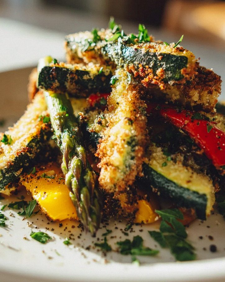 Knuspriges Parmesan-Gemüse: Einfach & unwiderstehlich lecker! – Schritt 2
