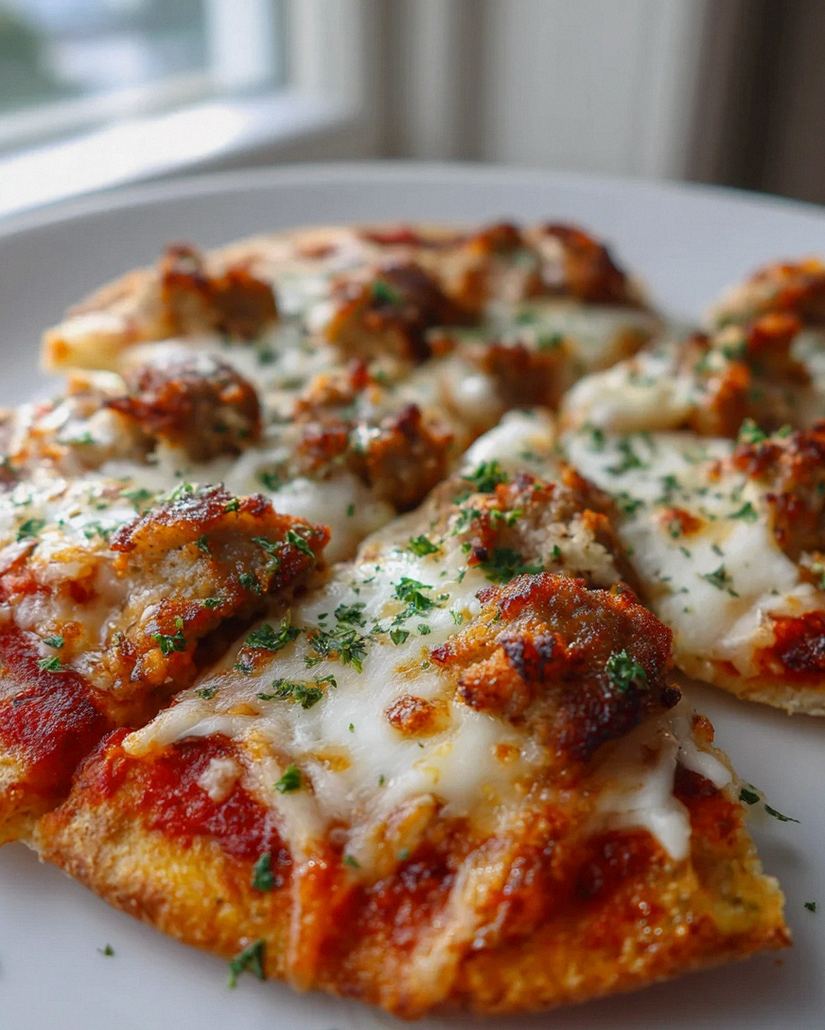 Köstliche Wurstgulasch-Fladenpizza – Schritt 2