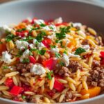 Kritharaki Hackfleischpfanne Mit Feta – Schnell & Lecker