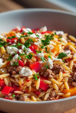 Kritharaki Hackfleischpfanne Mit Feta – Schnell & Lecker