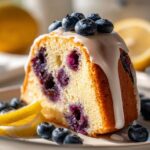 Leichter Blaubeer-Zitronen-Joghurtkuchen: Sommergenuss!