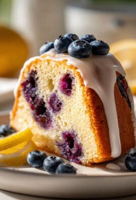 Leichter Blaubeer-Zitronen-Joghurtkuchen: Sommergenuss!