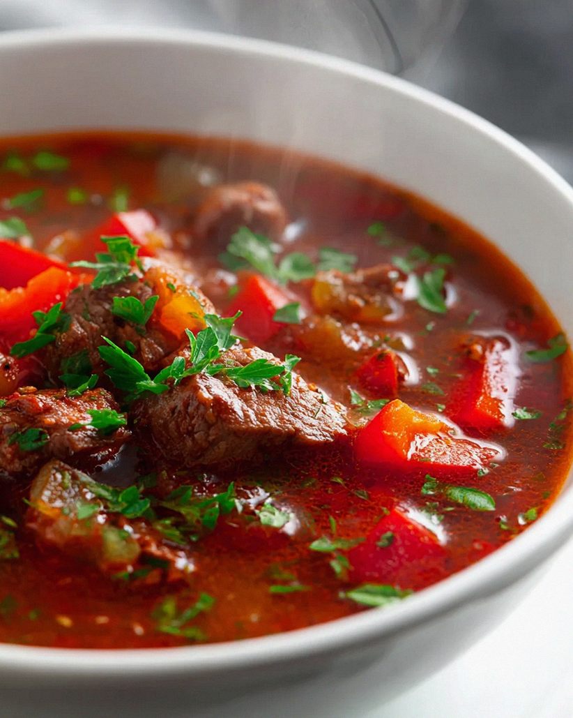 Low Carb Rindergulaschsuppe: Ohne Kartoffeln & voller Genuss – Schritt 1