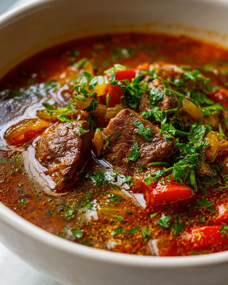 Low Carb Rindergulaschsuppe: Ohne Kartoffeln & voller Genuss – Schritt 2