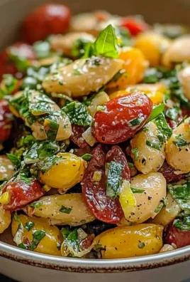 Marinierter Tomaten-Bohnen-Salat Einfach und Gesund